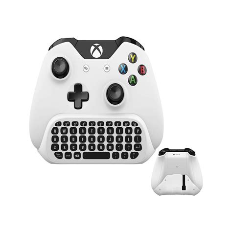 Wireless Keyboard ChatPad for Xbox One/S White with USB Receiver with ...