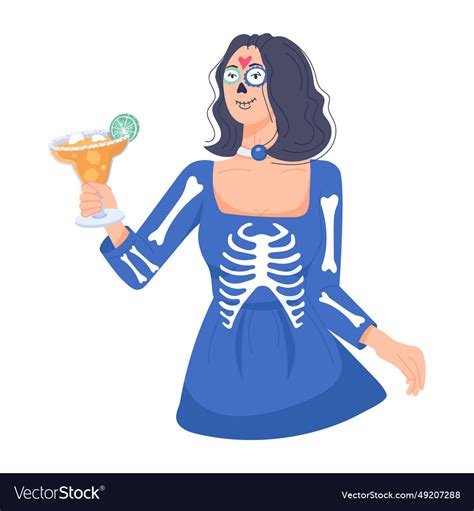 Dead costume Royalty Free Vector Image - VectorStock