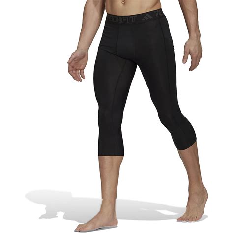 Adidas Mens Techfit 34 Tights Academy