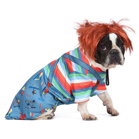 Buy Chucky Halloween Dog Costume - Extra Small - | Horror Movie