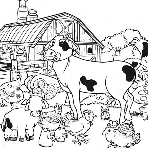 Desenhos De Animais De Fazenda Muito Engra Ados Para Colorir E Imprimir