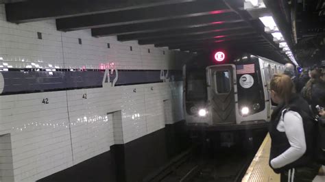 E Line Subway Of New York In Station 42nd Street Port Authority Bus