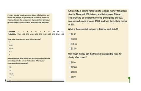 Solved A Fraternity Is Selling Raffle Tickets To Raise Money For A Local Charity They Sell 500