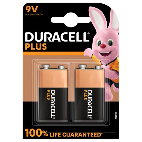 Batterie 9v Alcaline Duracell Plus