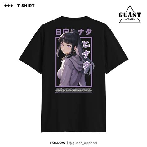 Jual KAOS TSHIRT DISTRO WAIFU ANIME HINATA HYUUGA COTTON COMBED 30S