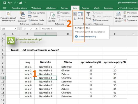 sortowanie excel Jak zrobić w Excelu Hot Sex Picture