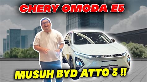 CHERY OMODA E5 KERETA ELEKTRIK PERTAMA CHERY DAH SAMPAI YouTube