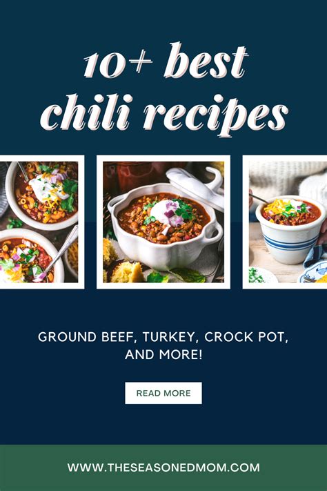 10 Best Chili Recipes - The Seasoned Mom