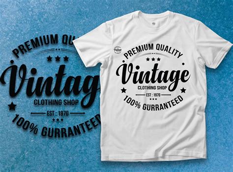 Vintage Typography T Shirt Design On Behance