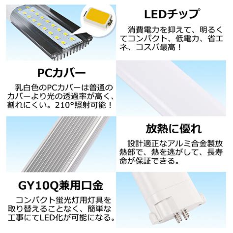 【楽天市場】fpl32ed Led コンパクト形蛍光ランプ 口金gy10q 1 Fpl32形 18w 2880lm Hf Bb・1 ユーライン