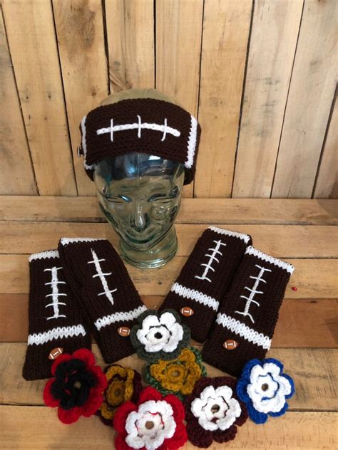 Football Headband Ear Warmer/ Headband Gift for Her Team - Etsy | Ear warmer headband, Ear ...