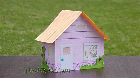 Paper Houses With Simple Roofs