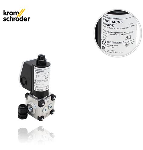 VAS 115 R NK KROMSCHROEDER 88000087 GAS SOLENOID VALVES