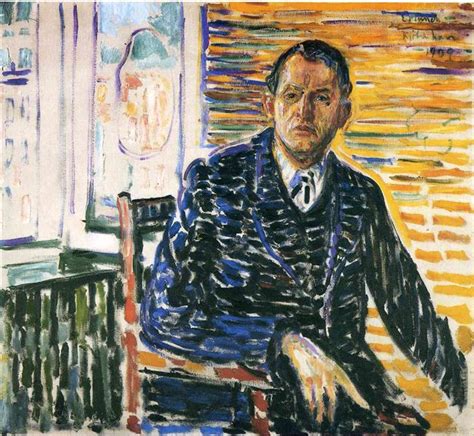 Self-Portrait at Professor Jacobson's Hospital, 1909 - Edvard Munch ...