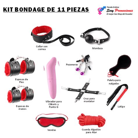 Kit Bondage De 11 Piezas SexyPromociones Tienda Sex Shop En Ecuador