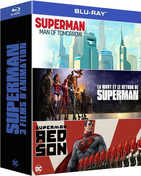 Superman 3 Films D Animation L Homme De Demain La Mort Et Le