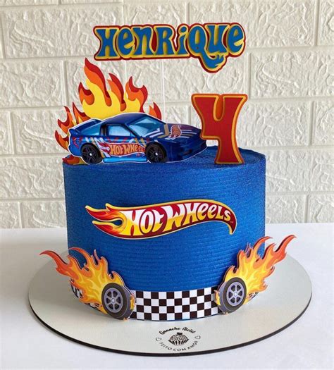 Bolo Hot Wheels Fotos Para Se Inspirar E Tutoriais Para Fazer Em