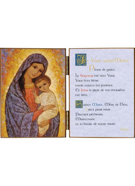 Diptyque De La Vierge De Lumi Re Et L Enfant J Sus Avec Le Je Vous