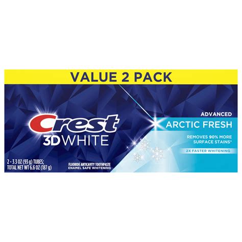 Save On Crest 3D White Whitening Toothpaste Arctic Fresh 2 Ct Order