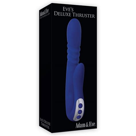 Eve S Deluxe Thruster Blue Rabbit Style Vibrator Mq Adult Store