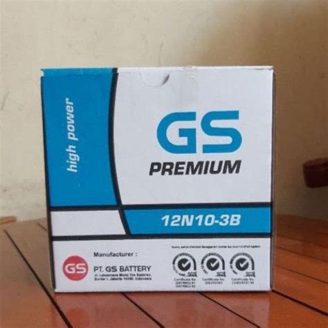 Jual Aki Accu Basah V Ampere Gs Astra N B Original Untuk