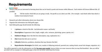 Fish Field Guide Research by Coach H Science Class | TPT