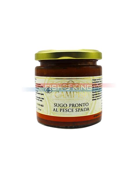 Sugo Pronto Al Pesce Spada Confezione Da Gr Prodotti Gourmet