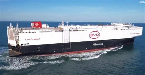 Byd S Car Carrier Completes St Trial Voyage A Global Auto Trader In