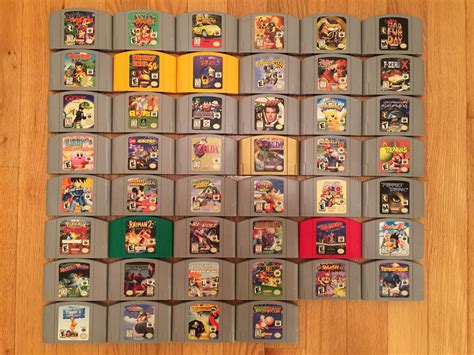 My current N64 collection! : r/n64