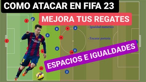 Como ATACAR En FIFA 23 MEJORA Tus REGATES APROVECHA EL ESPACIO Y