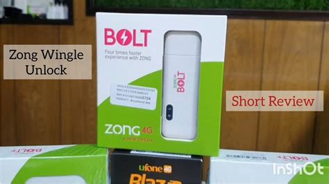 Zong G Wingle Unlock Short Review Model W Youtube