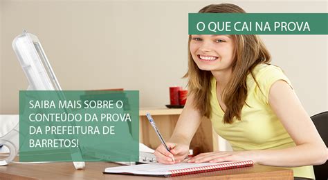 O Que Cai Na Prova Prefeitura De Barretos SP 2015