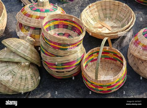 Bamboo Made Basket Hi Res Stock Photography And Images Alamy