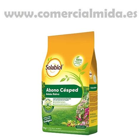 Fertilizante Granulado Para Césped Solabiol 5kg Comercial Mida