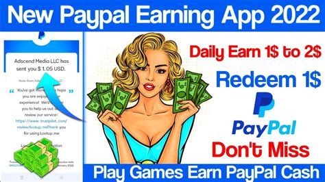 New PayPal Earning App 2022 Best PayPal Earning App Play Games