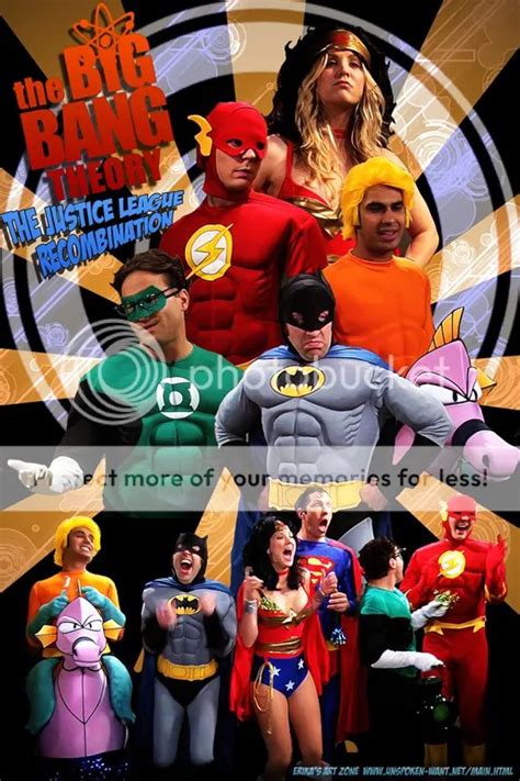 The Big Bang Theory The Justice League Recombination Episode Poster