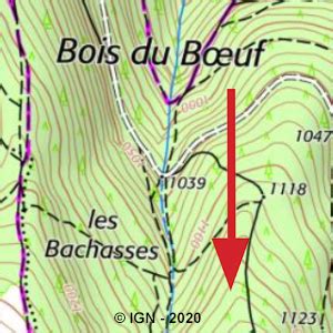 Comment lire une carte IGN de randonnée pédestre E baroudeur fr