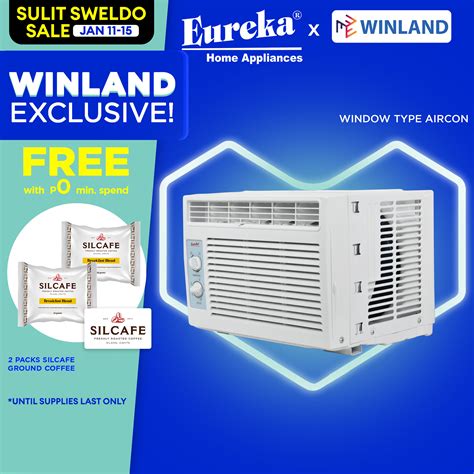 EUREKA By Winland Non Inverter Air Conditioner Window Type 0 6hp