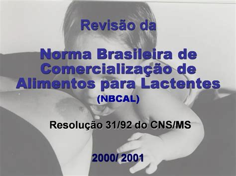 PPT Revis O Da Norma Brasileira De Comercializa O De Alimentos Para