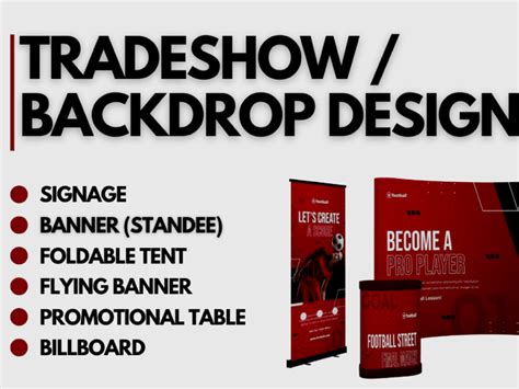 A fantastic design for your backdrop and trade show booth | Upwork