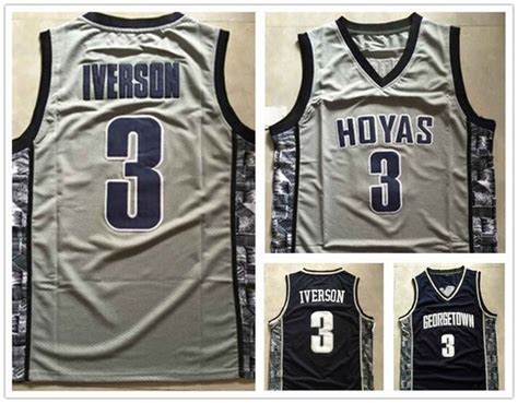 Allen Iverson Georgetown Jersey by SuperbCollections on Etsy