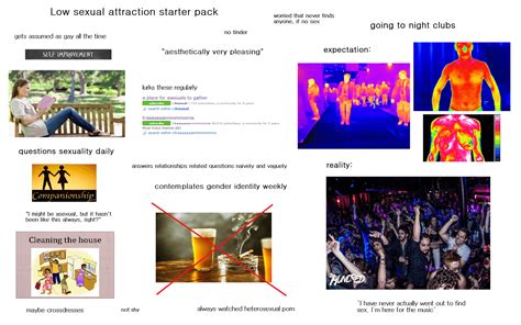 Low Sexual Attraction Starter Pack R Starterpacks