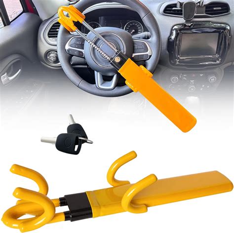 Amazon Car Club Steering Wheel Lock Anti Theft Car Device Heavy