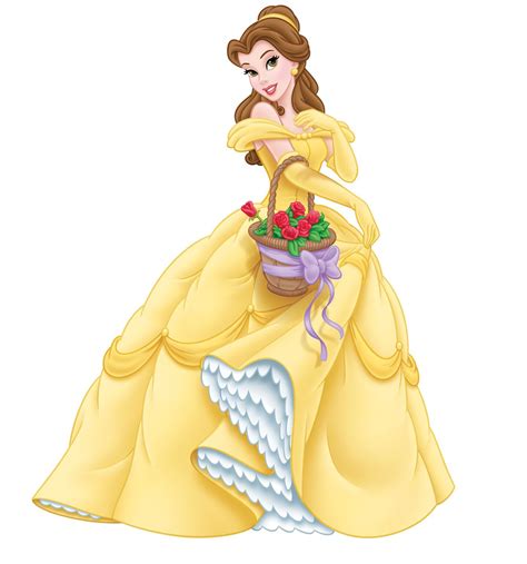 A Woman In A Yellow Dress With A Basket On Her Shoulder And Flowers In