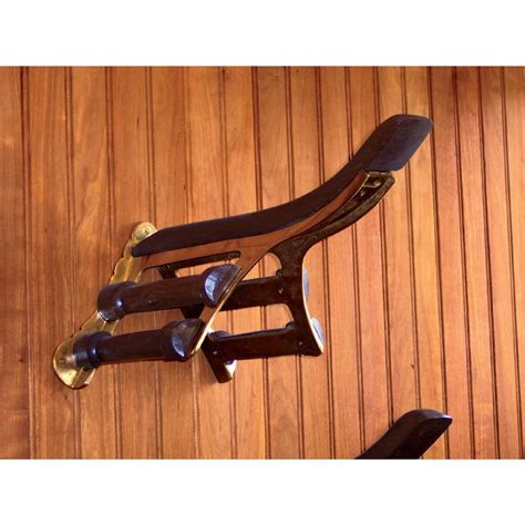 Brass And Wood Saddle Rack Dover Saddlery