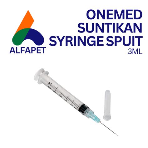 Jual Suntikan Syringe Spuit Spet Onemed 3ml Shopee Indonesia