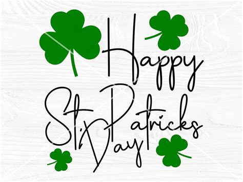 Happy St Patricks Day Svg Cut File Lucky Svg Irish Svg Cricut And