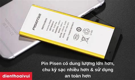 Thay Pin Iphone S Plus Dung L Ng Si U Cao Ch Nh H Ng Pisen