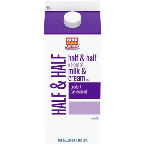 King Soopers City Market® Half & Half Milk, .5 gal - King Soopers