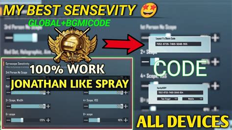 Aimbot Gyroscope Op Sensitivity Code Control Setting Pubg Mobile